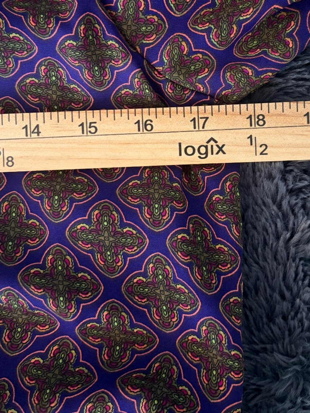 Lucca Couture Romper Shorts Split Back Purple Base Boho Chic Long Sleeve Artsy - Picture 4 of 12
